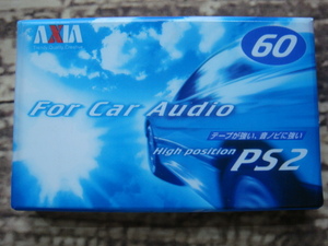 AXIA・アクシア^,,.PS2*HIGH POSITION/ハイポジ*For Car Audio・カセットテープ60・テープが強い音ノビに強い_.,,^「未使用品」