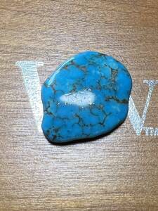 送料無料♪ high-gradeターコイズ m 75 天然トルコ石　ルース　turco turquoise jewelry インディアンジュエリー