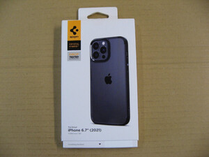 iPhone 13 Pro Max用(6.7インチ)対応 Spigen シュピゲン ACS03243 [iPhone 13 Pro Max用 Crystal Hybrid Matte Black]