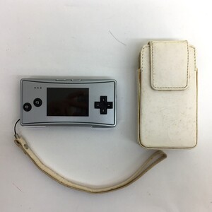 □【同梱可】【60】中古品 Nintendo 任天堂 GAME BOY MICRO ゲームボーイミクロ 携帯ゲーム機 カバー付き