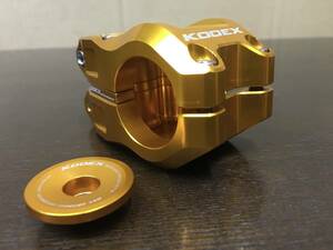 Kodex Racing Strata stem 40mm 31.8mm OS GOLD ステム 金 試着のみ ほぼ未使用 MADE IN GERMANY