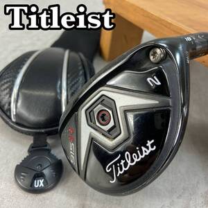 Titleist　タイトリスト　915H　メンズゴルフ2UT　スチール　S200　18°　UT　ユーティリティー　ヘッドカバー　39.75インチ　D-5