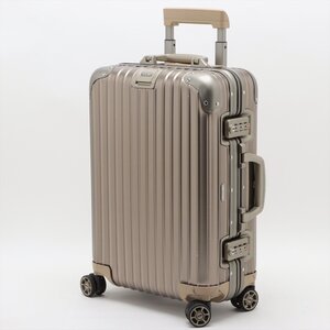 リモワ RIMOWA トパーズ チタニウム スーツケース シャンパンゴールド 34リットル 4輪 1～3泊 TSAロック 機内持ち込みサイズ 旅行 6-9-687