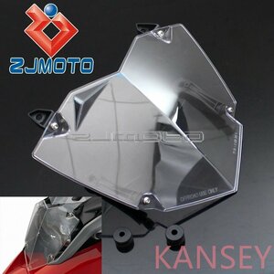 ヘッドライトカバー用bmw r1200gs wc 13-adv wc 14-r1200gsオートバイヘッドライトガードクリア