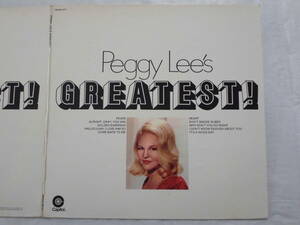 良盤屋 J-1952◆ＬP◆US盤　レーベル；DKAO-377- Jazz Vocal　 ペギー・リー Peggy Lee Peggy Lee