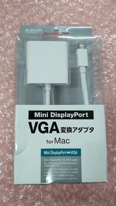 ●エレコム（AD-MDPVGAWH）Mini DisplayPort変換ケーブル for Mac