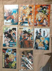 正規品 B5 ドラゴンボール Z 下敷き したじき カード 鳥山明 Akira Toriyama DRAGON BALL Z plastic board sheet writing mat CARD poster 