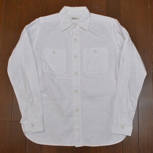 WAREHOUSE ウエアハウス DUCK DIGGER ダックディガー WORKER SHIRTS ワークシャツ 長袖 34サイズ メンズ M849543