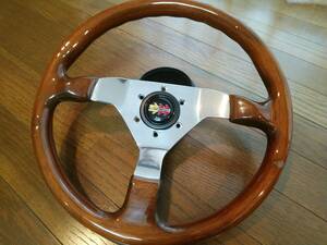 貴重な廃盤ビンテージ品！MOMO「VELOCE WOOD」/モモ「ヴェローチェ ダークウッド」/1988年製！訳あり…格安1円～売り切り！送料無料!!