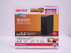 バッファロー BUFFALO 外付けHDD HD-LC3.0U3-BKD