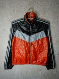 to1804 adidas CLIMA365　CLIMA PROOF　アディダス　クライマプルーフ　ジップ　ポリ　ジャケット　薄手　ウィンドブレーカー　送料格安　