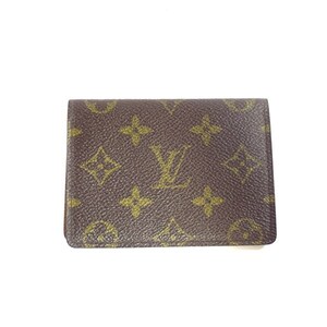 LOUIS VUITTON ルイヴィトン M60533 ポルト2カルト モノグラム 名刺入れ カードケース【送料無料】中古品 used AB