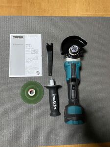 マキタ makita GA408DZ 100mm充電式ディスクグラインダ(パドルスイッチ＋ブレーキ) 18V (※本体のみ) コードレス 