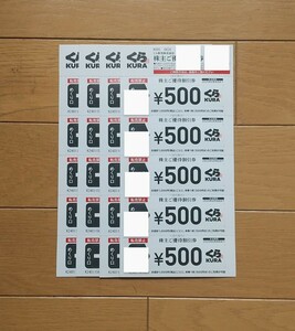 くら寿司 株主優待 10000円分