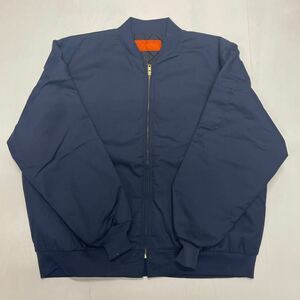 XL NAVY 裏地あり ユニバーサルオーバーオール UNIVERSAL OVERALL TEAM JACKET MA-1 ジャケット 1