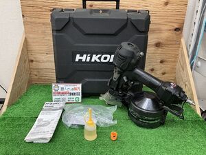 【10-1201-MY-5-1】HiKOKI ハイコーキ NV50HR2 50mm高圧ロール釘打機 アブソリュートブラック 特別限定品【中古動作品】