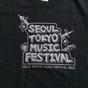 SEOUL TOKYO MUSIC FESTIVAL 2010.11.3 記念Tシャツ☆BIG BANG FT ISLAND CNBLUE KARA 2NE1 4MINUTE