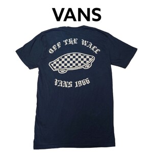 VANS　ビッグプリント　Tシャツ　スケボー　チェッカー　ヴァンズ　バンズ