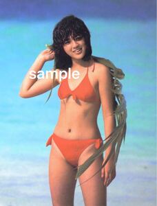 A4サイズ　ラミネート加工　ポスター　　　　防水加工　タレント　可愛い　女優　菊池桃子　歌手　1230 12