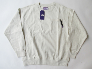 2024aw THE NORTH FACE Purple Label 9.5oz Cotton Jersey Field Pullover サイズL オートミール/ナナミカノースフェイスパープルレーベル