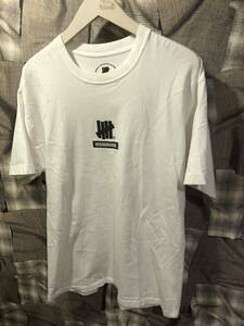 NEIGHBORHOOD ネイバーフッド × UNDEFEATED アンディフィーテッド NHUF-1/C-TEE.SS Tシャツ サイズM ホワイト　FK