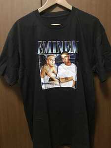 EMINEM Tシャツ rap hiphop エミネム ラップ XL 黒 black shady dr.dre ヒップホップ ビックシルエット 50cent 半袖