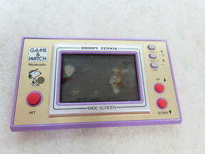 ☆ジャンク　Nintendo GAME＆WATCH SNOOPY TENNIS 