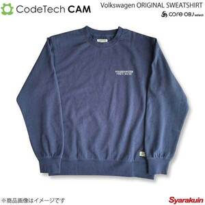 Codetech コードテック Volkswagen ORIGINAL SWEATSHIRT TYPE2 T1 BUS ネイビー Mサイズ CO-KVW-3350NA