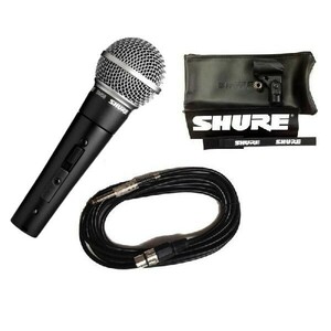 SHURE SM58SE(ON/OFFスイッチ付) (マイクケーブル5m[XLR-フォン]付7点セット) 【国内正規品2年保証】【送料込み】