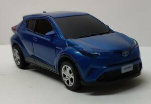 トヨタ　C-HR　プルバック　ミニカー　カラーサンプル　メタリック　ブルー　青　トミカサイズより大きめ　Toyota　SUV　hybrid