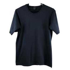 USED GUCCI グッチ 無地 Tシャツ Mサイズ 半袖 インナー メンズ 男性 ブランド M 100％ COTTON MADE IN ITALY ネイビー グレー 墨黒