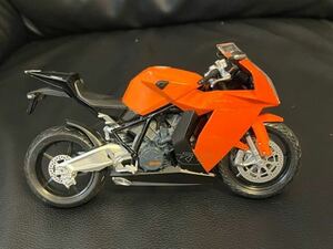 1/12スケール KTM 1190 RC8 orange オレンジ ダイキャストバイク ミニカー オートバイ 完成品