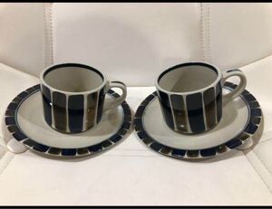 アンティークカップ＊antique cups＊カップ 20s 1923＊ペイント＊ヴィンテージカップ＊雑貨＊ カップ ペア＊日本＊日本製＊made in japan