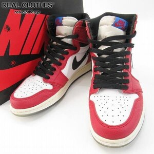 NIKE/ナイキ AIR JORDAN 1 RETRO HIGH OG スパイダーマン オリジンストーリー 555088-602/27 /080