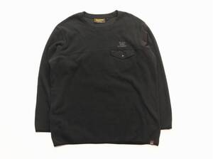 BLUCO WORK GARMENTS ブルコ フリース プルオーバー ポーラーテック 黒 L