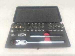 【中古品】TONE ビットラチェットセット　ITQ6G376CN9C