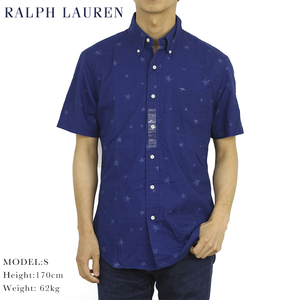 新品 アウトレット 187 Mサイズ メンズ 半袖 シャツ polo ralph lauren ポロ ラルフ ローレン スリムフィット インディゴ染め 