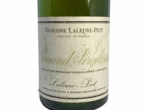 DOMAINE LALEURE PIOT PERNAND VERGELESSES 1974 classic white wine ドメーヌ ラルール ピオ ペルナン ヴェルジュレス 白ワイン 