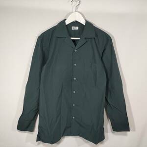 ユニクロユー UNIQLO U オープンカラーシャツ 331-414488 オーバーサイズ 長袖 S メンズ 中古 /DF