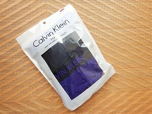 Calvin Klein　カルバンクライン　アンダーウェア　下着　ボクサートランクス　メンズ　ブラック パープル 黒 紫　2枚組 セット　L　新品