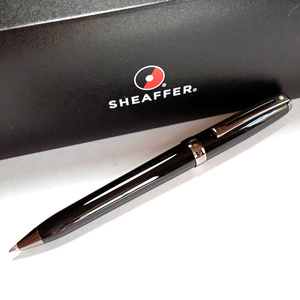 【sfb5】新品　 SHEAFFER 　シェーファー 　ボールペン　プレリュード　グロスブラック　黒　ツイスト式　ブラックM　中字　専用化粧箱付