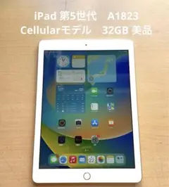 iPad 5世代　A1823　Cellular SIMフリー　32GB 美品#3