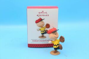 Hallmark Keepsake Charlie Brown Peanuts Favorite Pastime/チャーリーブラウン オーナメント/ヴィンテージ/176926565