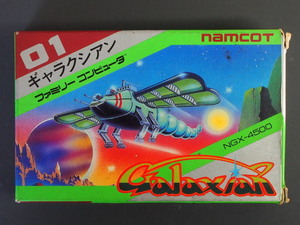 中古 任天堂 NINTENDO ファミリーコンピュータ ファミコン ナムコ namcot ギャラクシアン Galaxian NGX-4500 管理No.7497