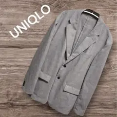 UNIQLO テーラードジャケット グレー XL