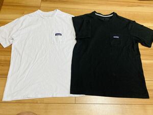 patagonia パタゴニア p6 ポケット付きtシャツ 半袖Tシャツ Tシャツ ２枚セット　オーガニックコットン レギュラーフィットＸＳサイズ