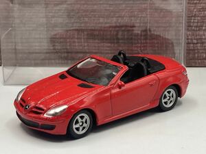 即決有★welly ウェリー MERCEDES-BENZ SLK 350 メルセデス ベンツ 赤 レッド ★ミニカー