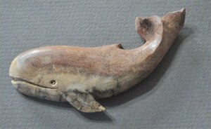 ナンタケットバスケット用の花梨の瘤のクジラオーナメント