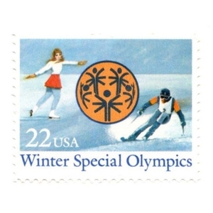 1985年 Winter Special Olympics 記念切手 22セント