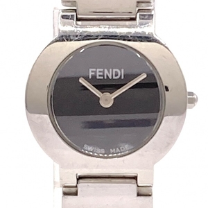 FENDI(フェンディ) 腕時計 - 3050L レディース SS 黒